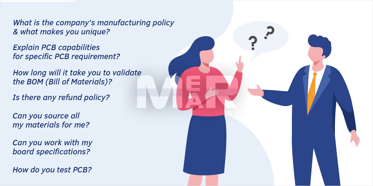 Question to ask PCB assembly manufacturer