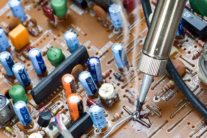 Through hole PCB soldering